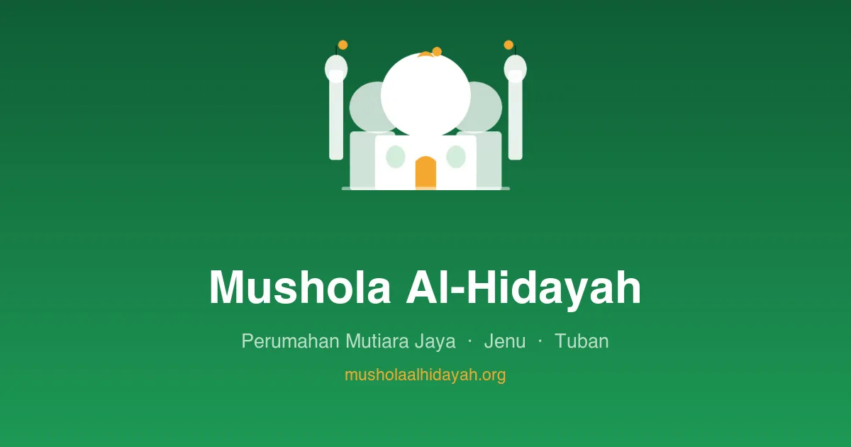 Mushola Hikmatul Hidayah: Jasa & Layanan yang Menyatu dengan Kehidupan Warga Cilacap